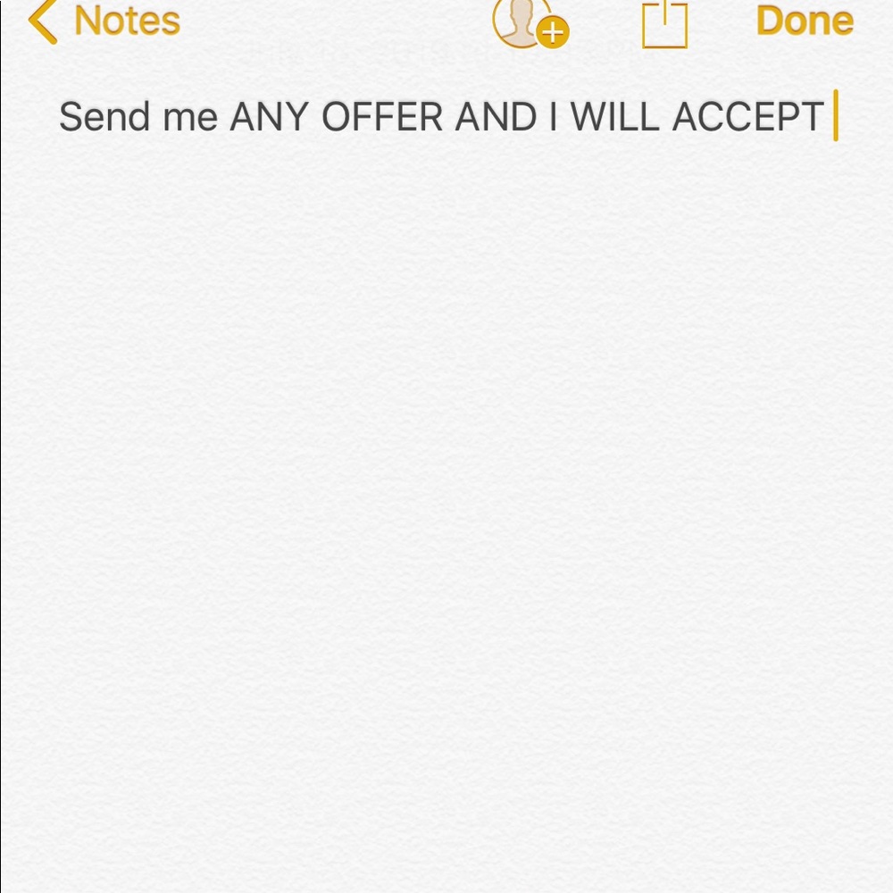 SEND OFFERS